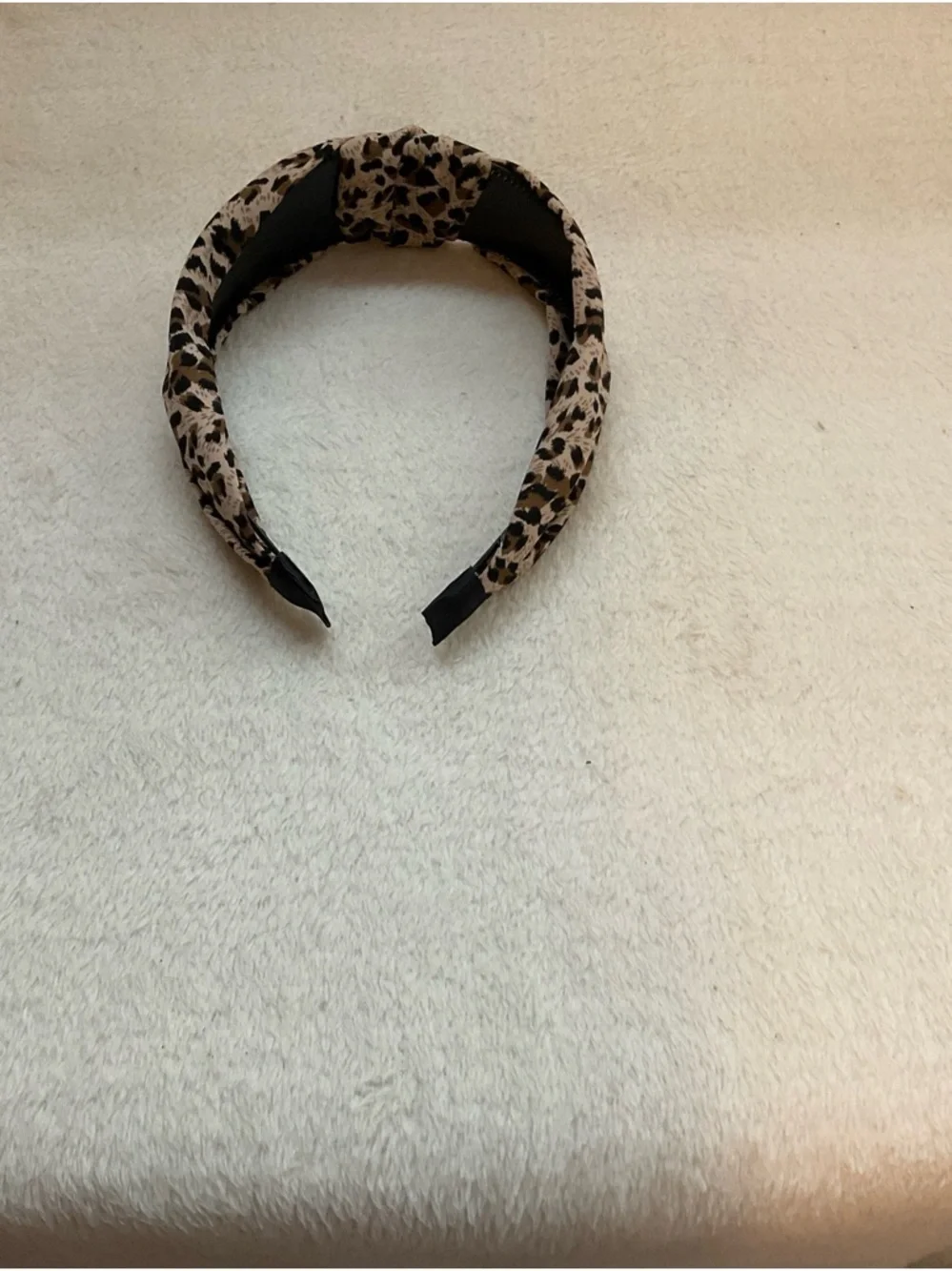 Leopard Print Padded Headband - Women Accessories